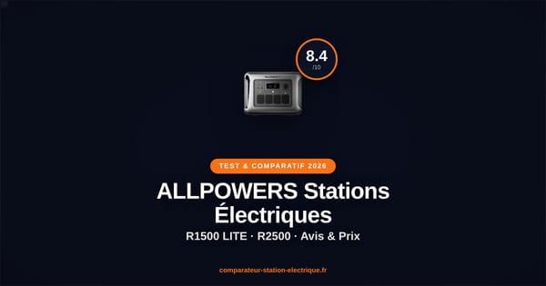 ALLPOWERS Stations Électriques : Test, Avis et Comparatif 2026