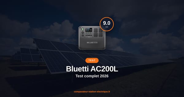 Bluetti AC200L : Test Complet et Avis 2026 (2048 Wh)